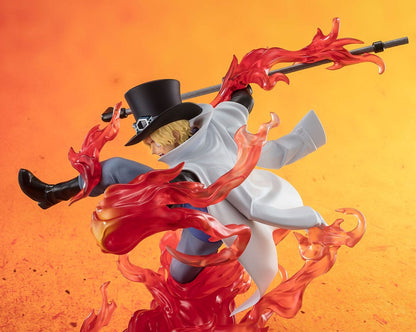 One Piece Figuarts ZERO Extra Battle PVC Statue Sabo Fire Fist Rook Check 19 cm Image 5