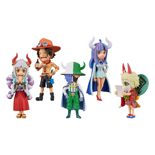 One Piece WCF Minifiguren 7 cm Wanokuni Onigashima 2 Display (12) Image