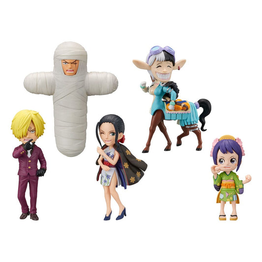 One Piece WCF Minifiguren 7 cm Wanokuni Onigashima 5 Display (12) Image