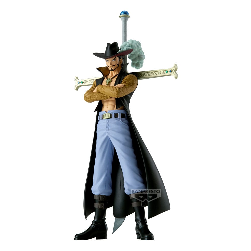 One Piece DXF - The Grandline Series - Extra PVC Statue Dracule Mihawk 17 cm Image 1
