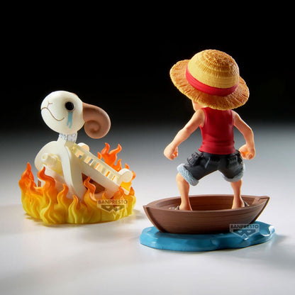 One Piece WCF Log Stories PVC Statuen 2er-Pack Luffy & Going Merry 8 cm Image 5
