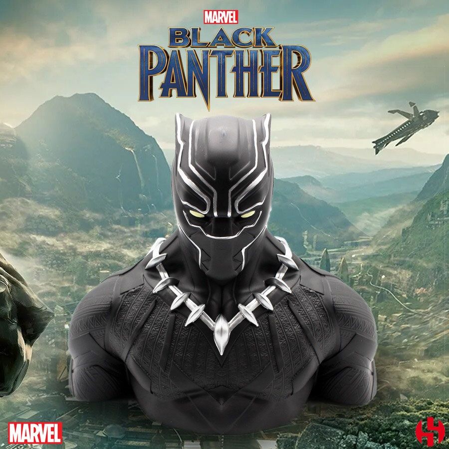 Marvel Comics Spardose Black Panther Wakanda Deluxe 20 cm Image