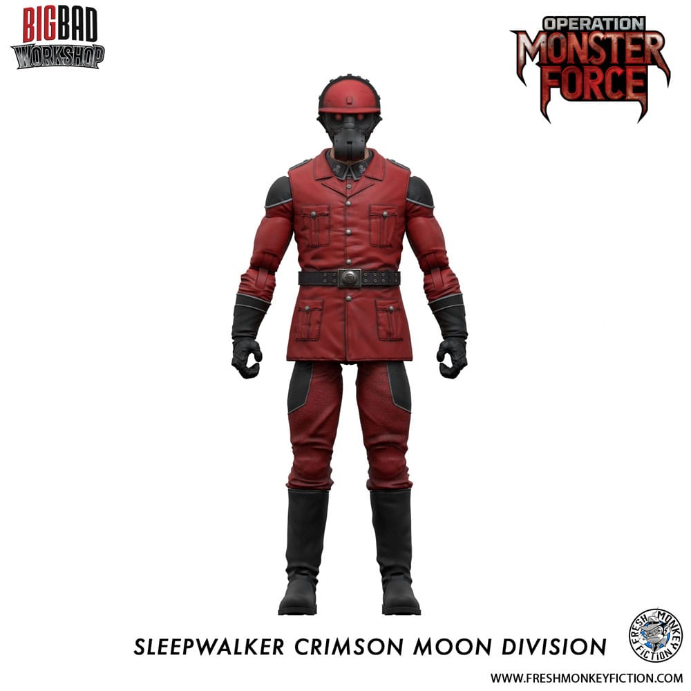 Operation: Monster Force Actionfigur 1/12 Sleepwalker Crimson Moon Division 15 cm Image 1