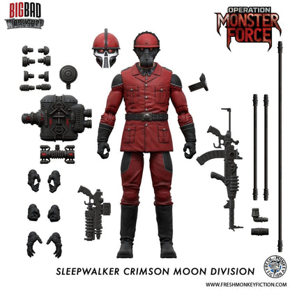 Operation: Monster Force Actionfigur 1/12 Sleepwalker Crimson Moon Division 15 cm Image 6