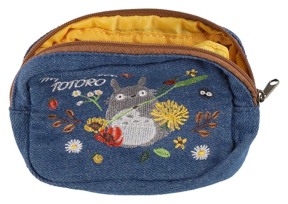 Mein Nachbar Totoro Denim Beutel Totoro & flower wreath Image 3