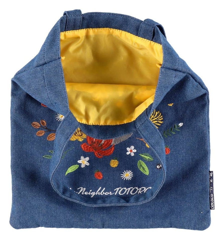 Mein Nachbar Totoro Tragetasche Denim Totoro & Flower Wreath Image 3