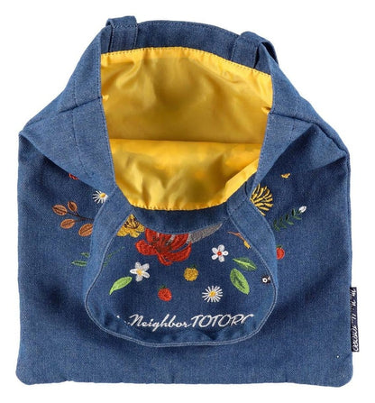 Mein Nachbar Totoro Tragetasche Denim Totoro & Flower Wreath Image 3