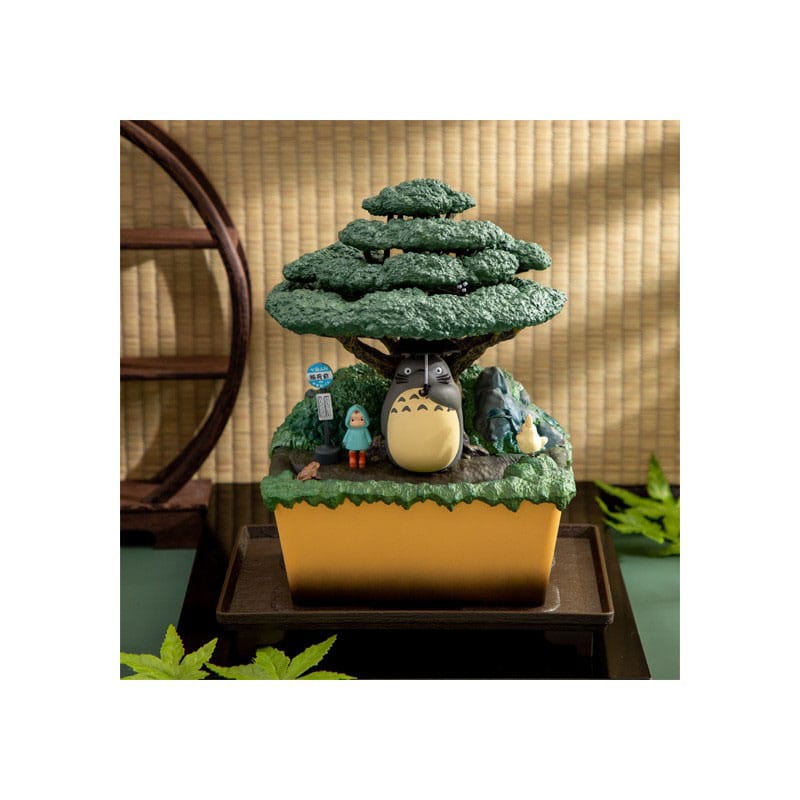 Mein Nachbar Totoro Statue Bonsai Water Garden Kasajuku 24 cm Image 12