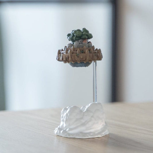 Das Schloss im Himmel Statue Magnet Flying Castle 13 cm Image 2