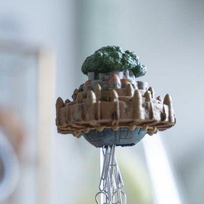 Das Schloss im Himmel Statue Magnet Flying Castle 13 cm Image 5