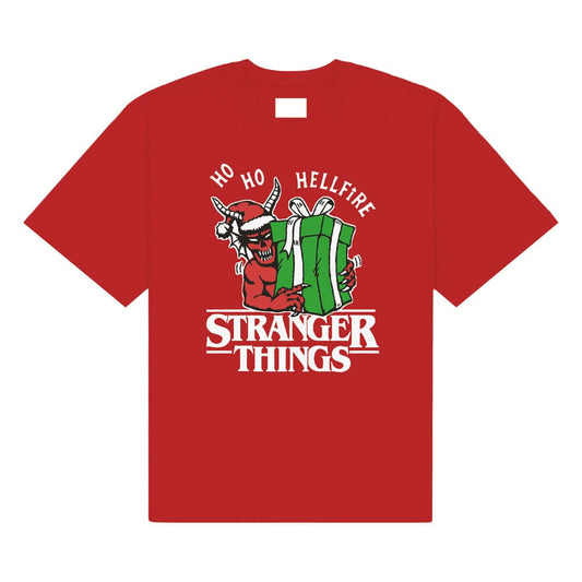 Stranger Things T-Shirt Ho Ho Hellfire Größe L Image