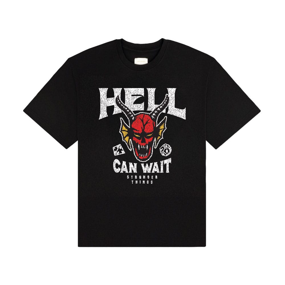 Stranger Things T-Shirt Hell Can Wait (black) Größe XL Image