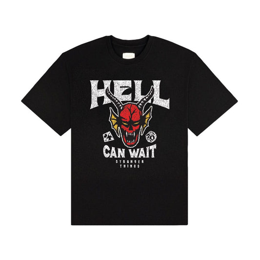 Stranger Things T-Shirt Hell Can Wait (black) Größe L Image