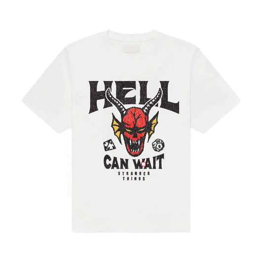Stranger Things T-Shirt Hell Can Wait (white) Größe S Image