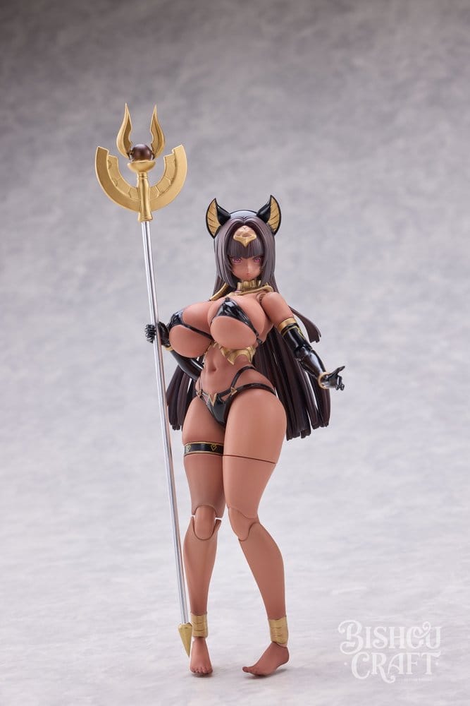 Original Character Isekai Emaki Actionfigur 1/12 Egyptian Goddess Bastet 18 cm Image 1