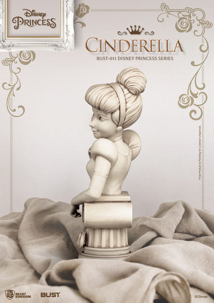 Disney Princess Series PVC Büste Cindarella 15 cm Image 3