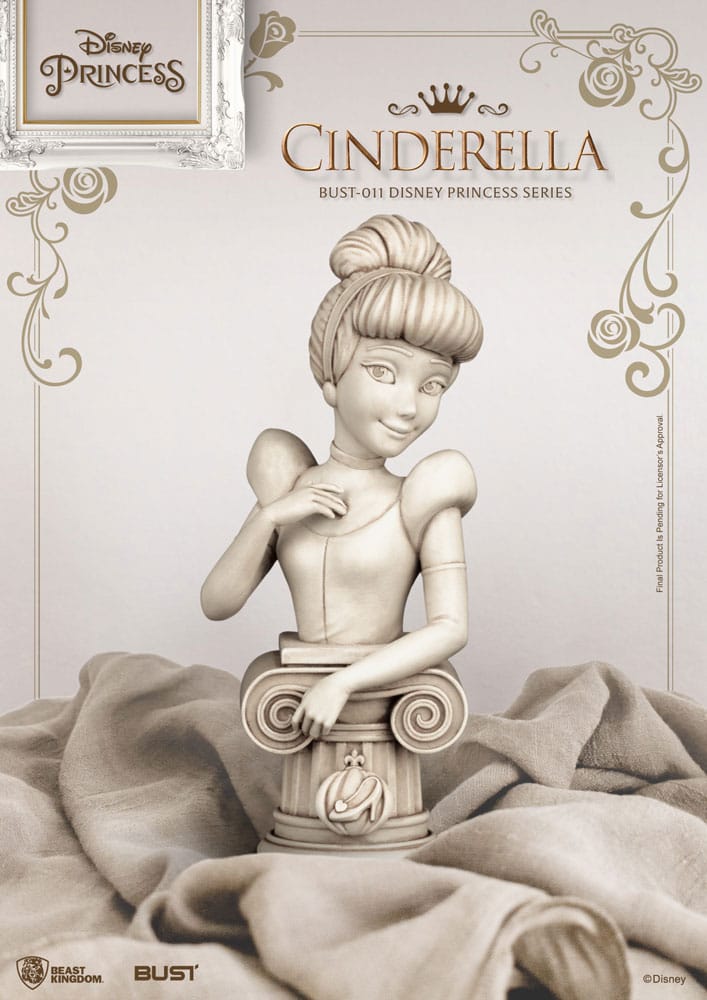 Disney Princess Series PVC Büste Cindarella 15 cm Image 1