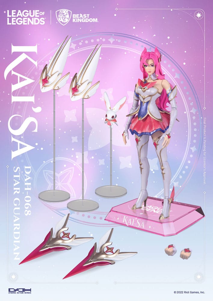 League of Legends Dynamic 8ction Heroes Actionfigur 1/9 Star Guardian Kai'Sa 19 cm Image 8
