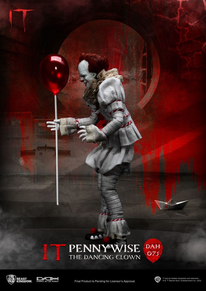 Stephen King's Es Dynamic 8ction Heroes Actionfigur 1/9 Pennywise 21 cm Image 2