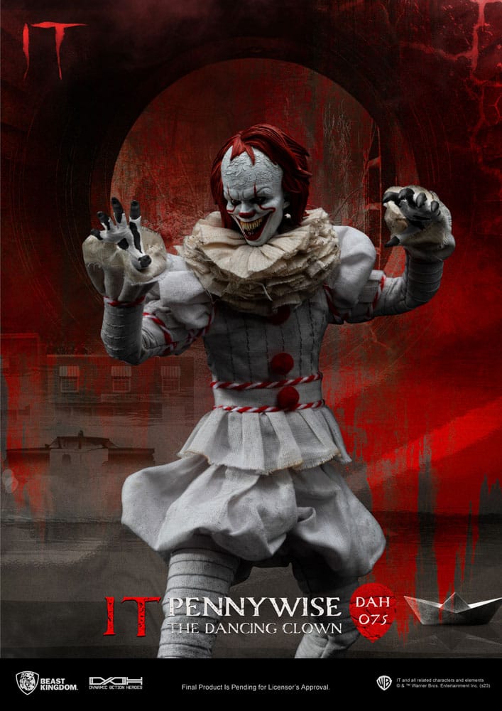 Stephen King's Es Dynamic 8ction Heroes Actionfigur 1/9 Pennywise 21 cm Image 9