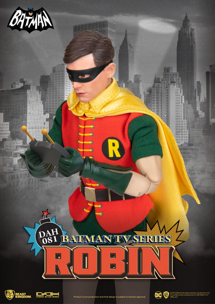 DC Comics Dynamic 8ction Heroes Actionfigur 1/9 Batman TV Series Robin 24 cm Image 4