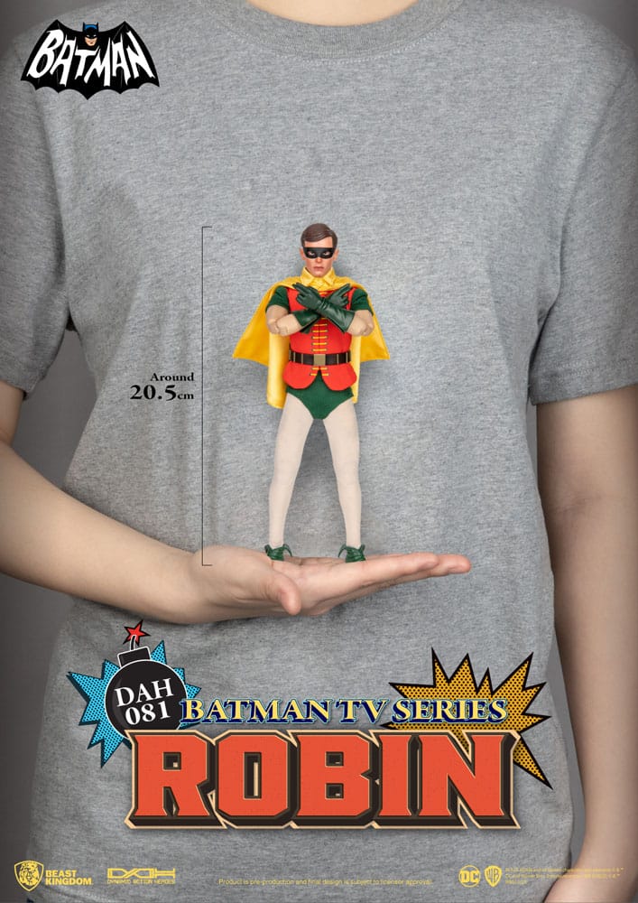 DC Comics Dynamic 8ction Heroes Actionfigur 1/9 Batman TV Series Robin 24 cm Image 6