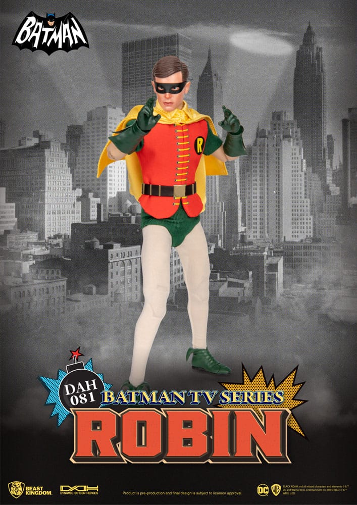 DC Comics Dynamic 8ction Heroes Actionfigur 1/9 Batman TV Series Robin 24 cm Image 7