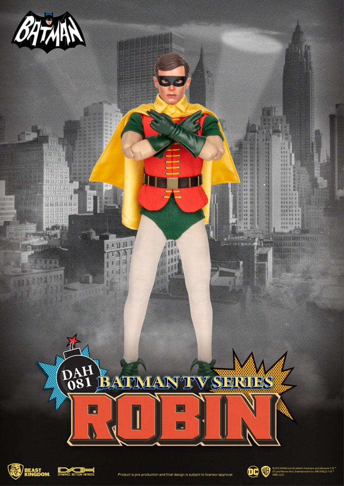 DC Comics Dynamic 8ction Heroes Actionfigur 1/9 Batman TV Series Robin 24 cm Image 8