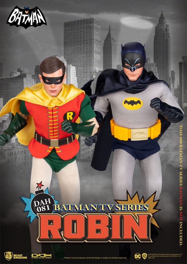 DC Comics Dynamic 8ction Heroes Actionfigur 1/9 Batman TV Series Robin 24 cm Image 9