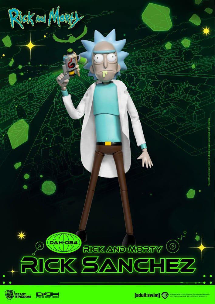 Rick and Morty Dynamic 8ction Heroes Actionfigur 1/9 Rick Sanchez 23 cm Image 1