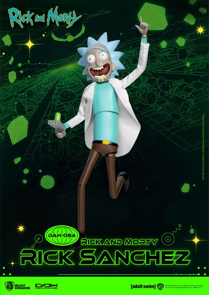Rick and Morty Dynamic 8ction Heroes Actionfigur 1/9 Rick Sanchez 23 cm Image 2