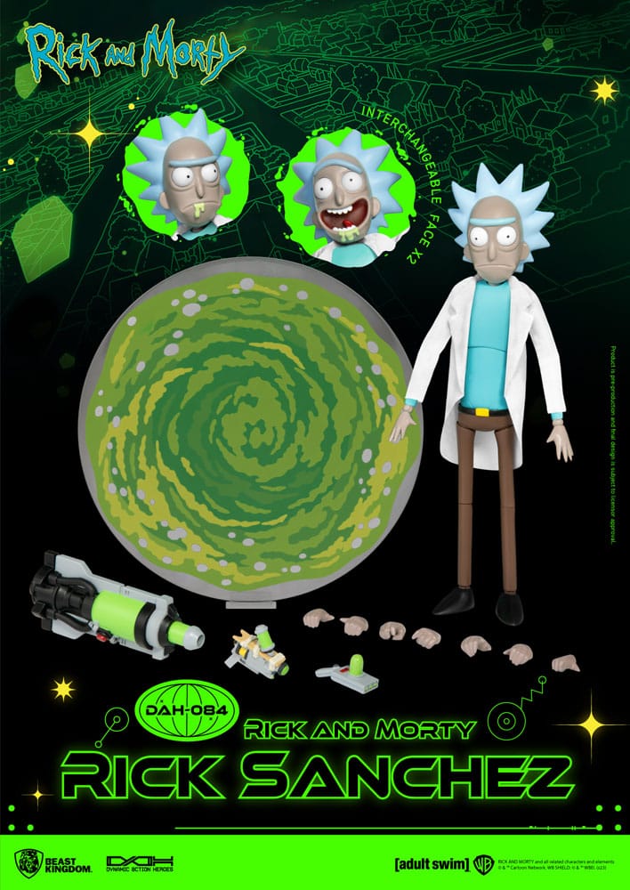 Rick and Morty Dynamic 8ction Heroes Actionfigur 1/9 Rick Sanchez 23 cm Image 5