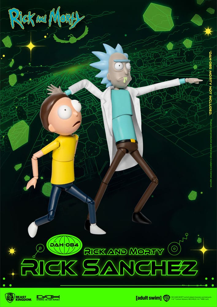 Rick and Morty Dynamic 8ction Heroes Actionfigur 1/9 Rick Sanchez 23 cm Image 8
