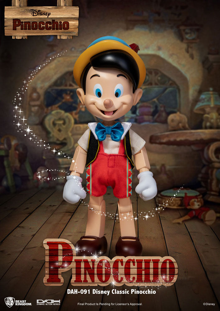 Disney Classic Dynamic 8ction Heroes Actionfigur 1/9 Pinocchio 18 cm Image 2