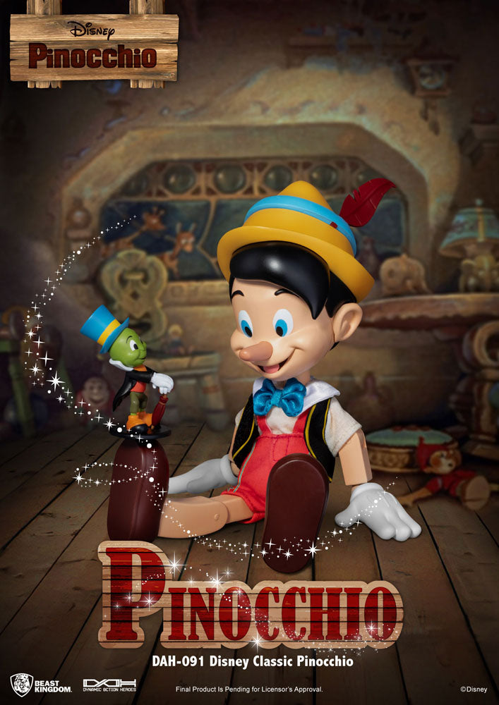 Disney Classic Dynamic 8ction Heroes Actionfigur 1/9 Pinocchio 18 cm Image 4