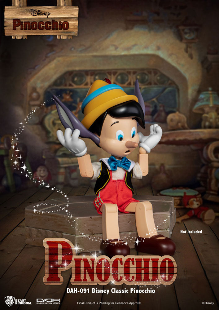 Disney Classic Dynamic 8ction Heroes Actionfigur 1/9 Pinocchio 18 cm Image 5
