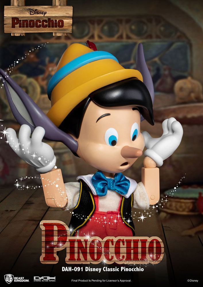 Disney Classic Dynamic 8ction Heroes Actionfigur 1/9 Pinocchio 18 cm Image 8
