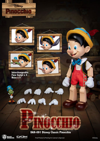 Disney Classic Dynamic 8ction Heroes Actionfigur 1/9 Pinocchio 18 cm Image 9