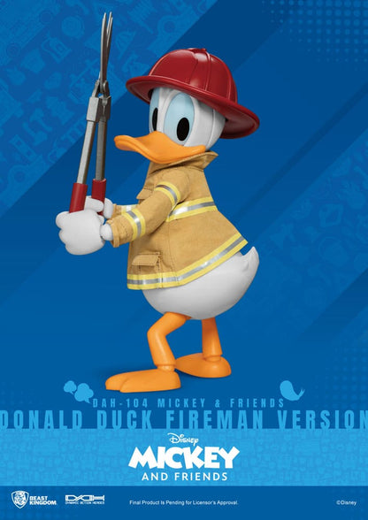 Mickey & Friends Dynamic 8ction Heroes Actionfigur 1/9 Donald Duck Fireman Ver. 24 cm Image 1