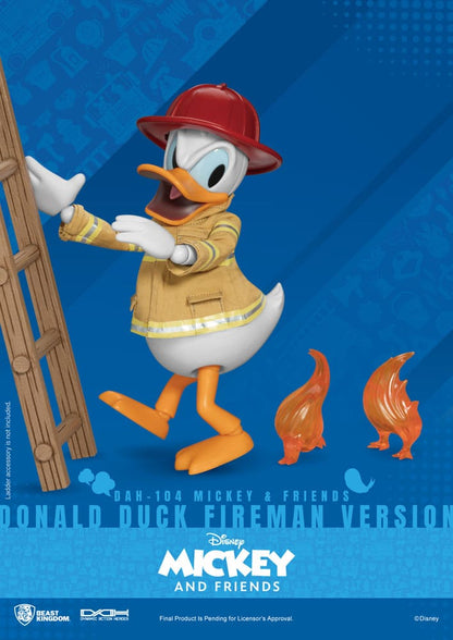 Mickey & Friends Dynamic 8ction Heroes Actionfigur 1/9 Donald Duck Fireman Ver. 24 cm Image 4