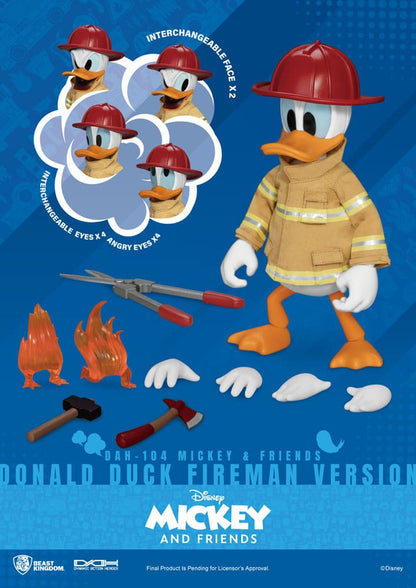 Mickey & Friends Dynamic 8ction Heroes Actionfigur 1/9 Donald Duck Fireman Ver. 24 cm Image 7