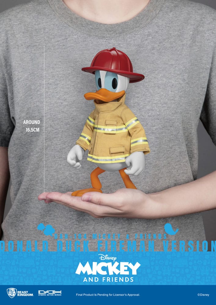 Mickey & Friends Dynamic 8ction Heroes Actionfigur 1/9 Donald Duck Fireman Ver. 24 cm Image 8
