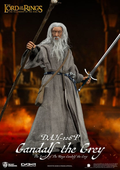 Herr der Ringe Dynamic 8ction Heroes Actionfigur 1/9 Gandalf der Graue 21 cm Image 3