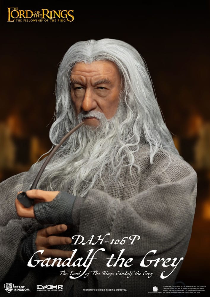 Herr der Ringe Dynamic 8ction Heroes Actionfigur 1/9 Gandalf der Graue 21 cm Image 4