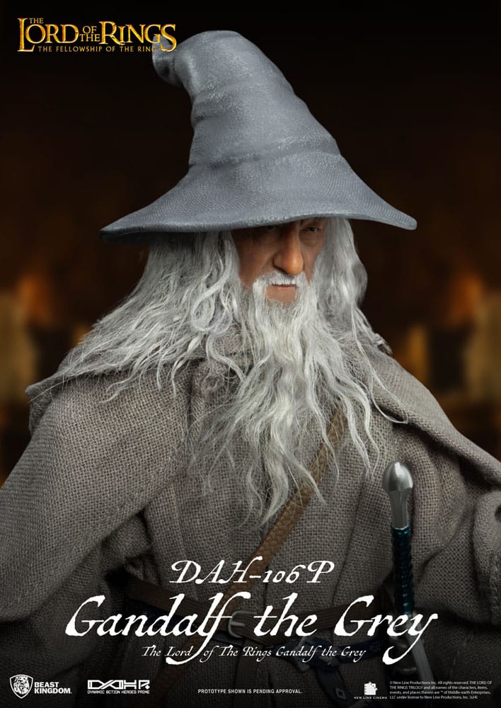 Herr der Ringe Dynamic 8ction Heroes Actionfigur 1/9 Gandalf der Graue 21 cm Image 5