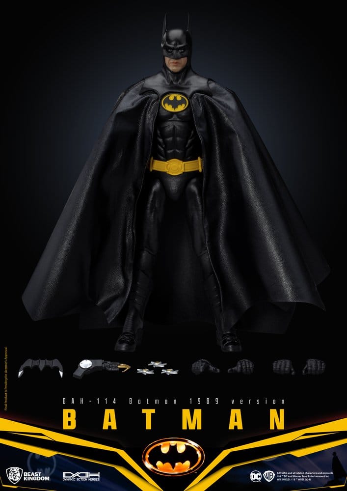 DC Comics Dynamic 8ction Heroes Actionfigur Batman 1989 Standard Version 21 cm Image 7