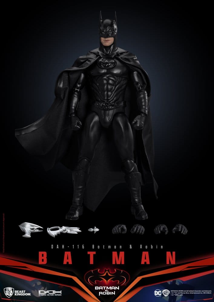 DC Comics Dynamic 8ction Heroes Actionfigur Batman (Batman & Robin) 21 cm Image 7