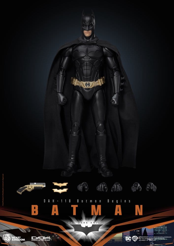 DC Comics Dynamic 8ction Heroes Actionfigur Batman (Batman Begins) 21 cm Image 7