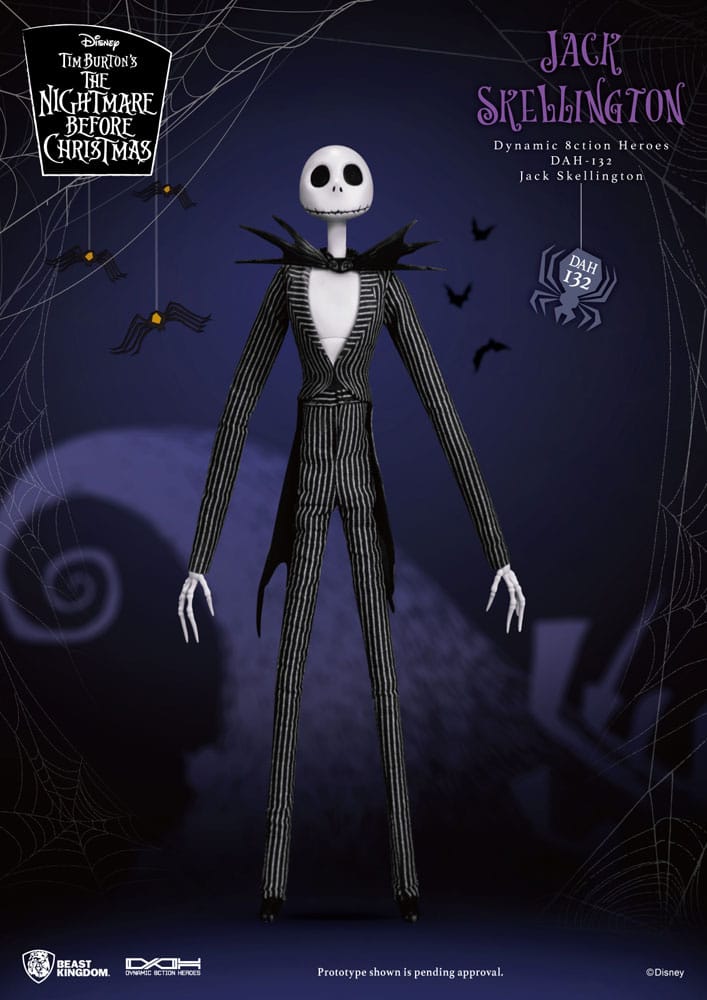 Nightmare before Christmas 8ction Heroes Actionfigur 1/9 Jack 21 cm Image 1