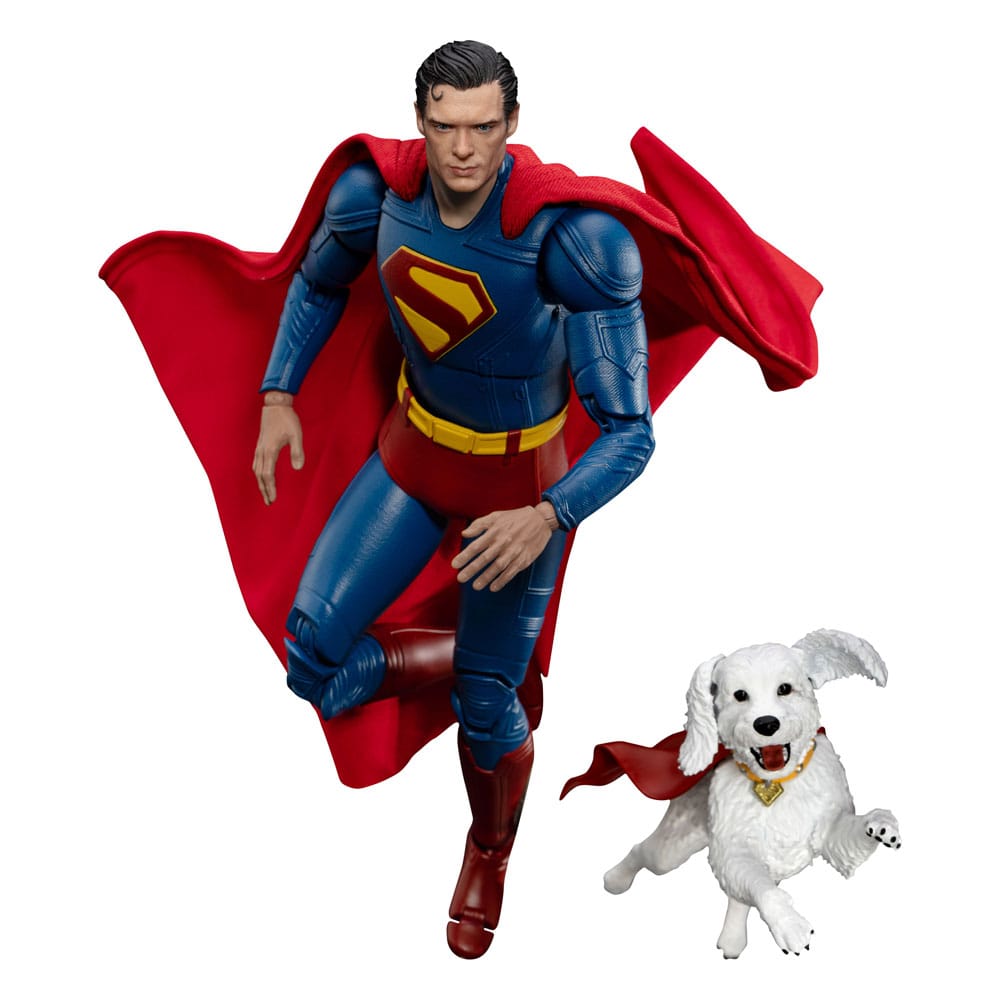 Superman (2025) Actionfigur Superman & Krypto 21 cm Image 1
